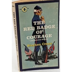 The Red Badge Of Courage By Stephen Crane Civil War Novel Vintage Paperback 1961